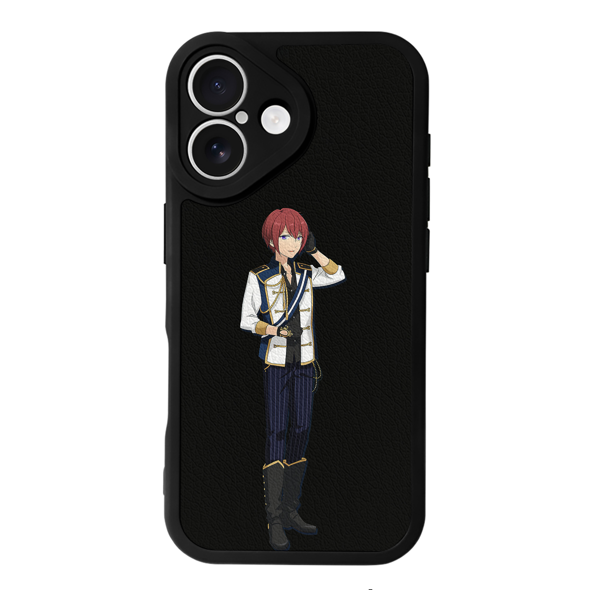 （画像用） あんさんぶるスターズ! Ensemble Stars 【iPhone 16シリーズ対応】シリコンスマホケース（レザー調） 材質：シリコン